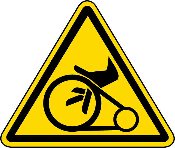 Pinch Point / Entanglement Hazard Warning Label