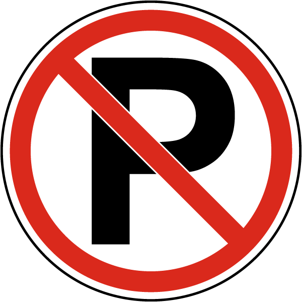 No Parking Label