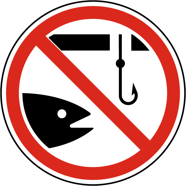 No Fishing Label
