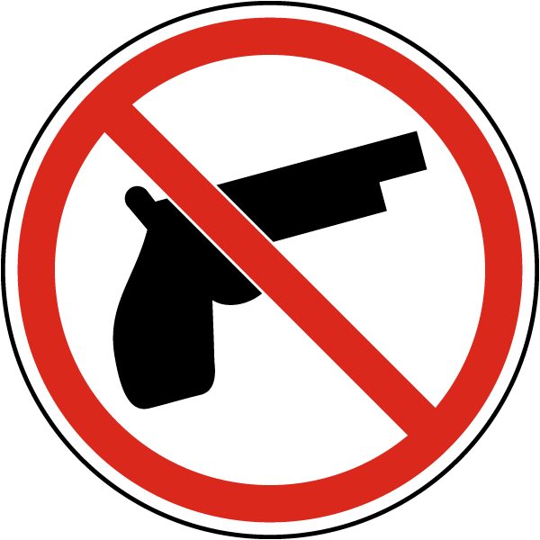 No Guns Label