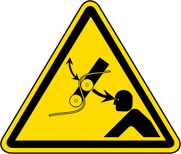 Head Impact Warning Label