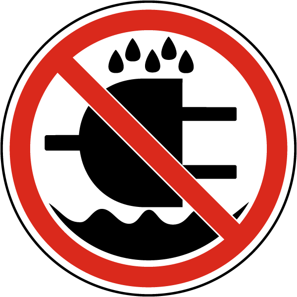 Do Not Expose to Water Label