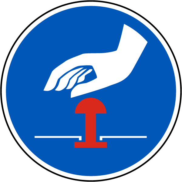 Emergency Stop Label