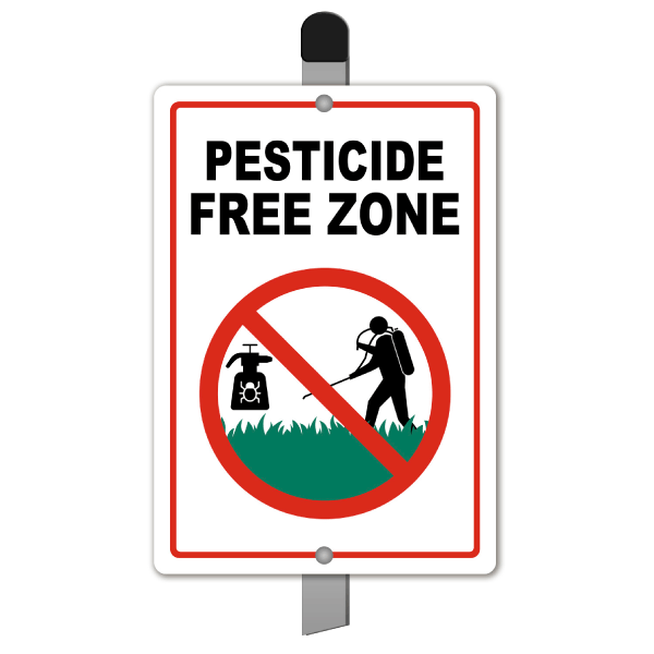 Pesticide Free Zone Yard Sign