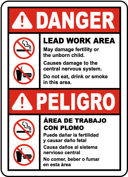 Bilingual OSHA Lead Work Area