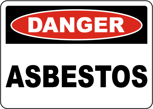 Danger Asbestos Sign