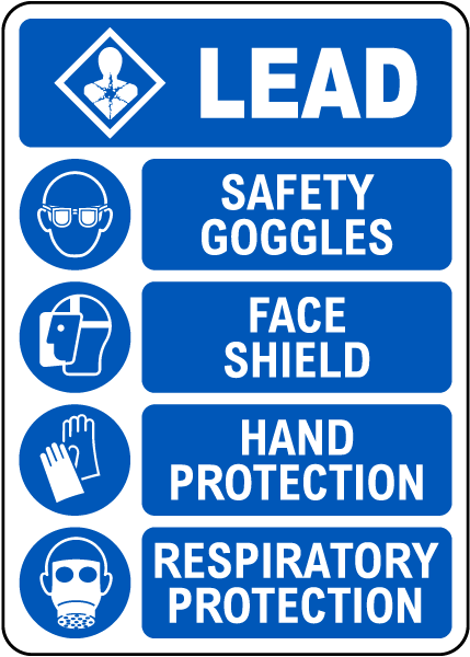 Lead PPE Sign