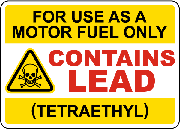 For Use As A Motor Fuel Only Sign
