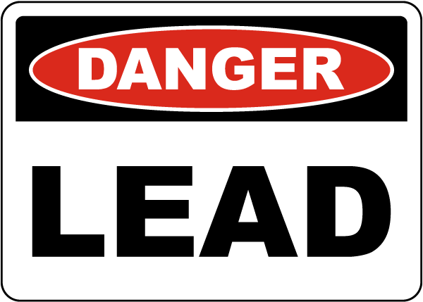Danger Lead Sign