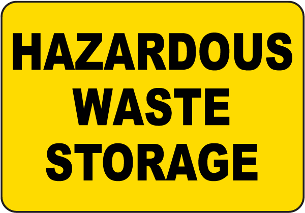 Hazardous Waste Storage Label