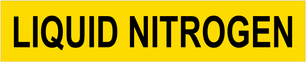 Liquid Nitrogen Self-Adhesive Pipe Marker