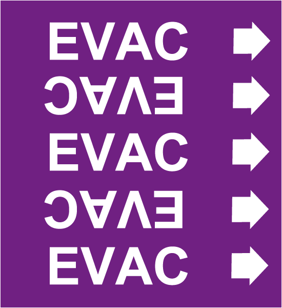 Evac Medical Gas Marker