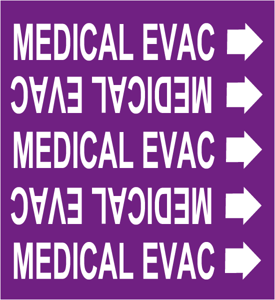 Medical Evac Gas Marker