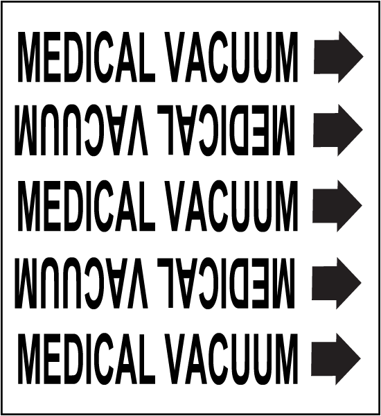 Medical Vacuum Gas Marker