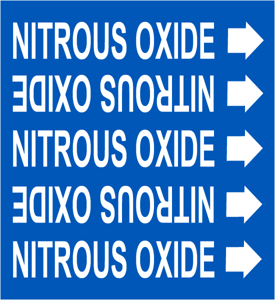 Nitrous Oxide Medical Gas Marker