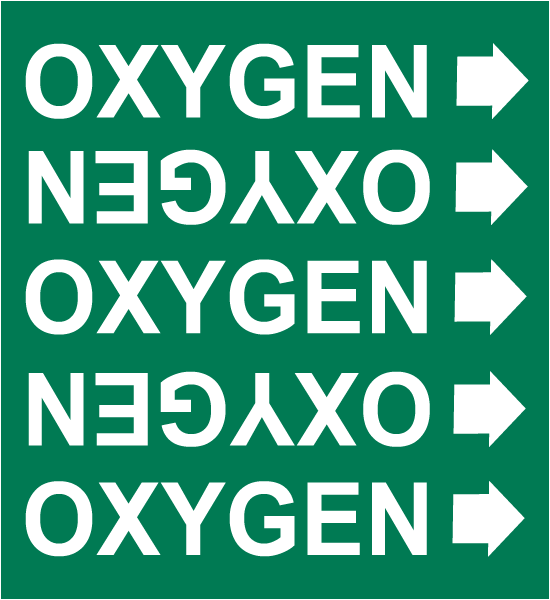 Oxygen Medical Gas Marker