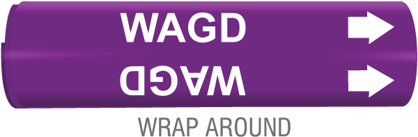 Wagd Wrap Around Pipe Marker