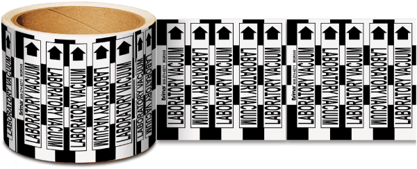 Laboratory Vacuum Medical Gas Marker on a Roll