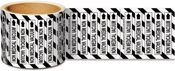 Non Medical Vacuum Gas Marker on a Roll