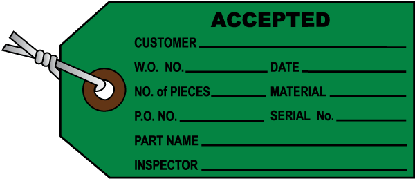 Accepted Inventory Tag