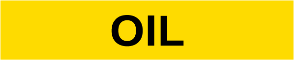Oil Pipe Label