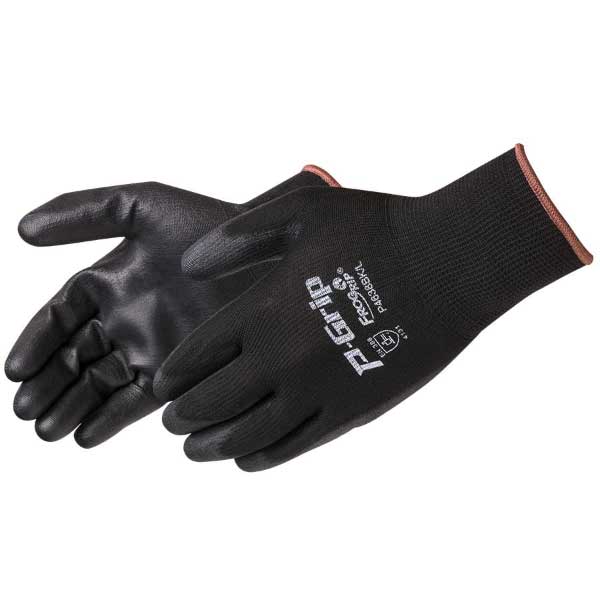 Polyurethane Coated Gloves Black