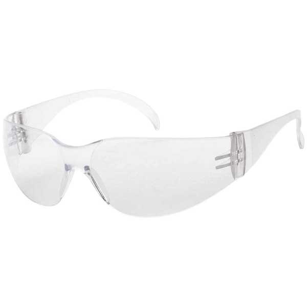 Clear Wrap Around Safety Glasses-Economy