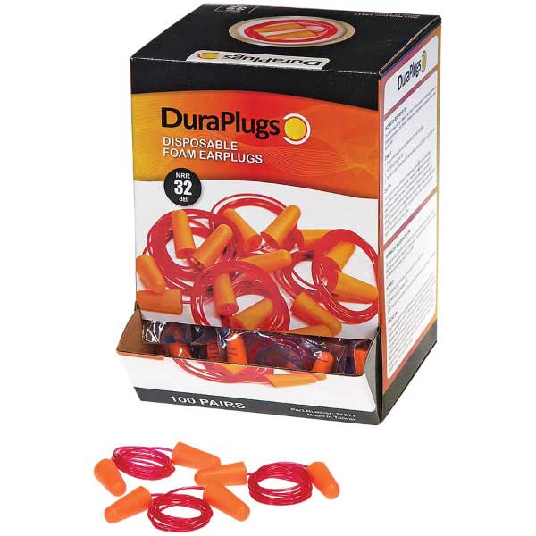 Corded Foam Ear Plugs