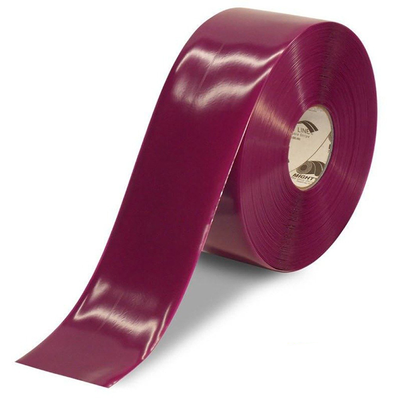 4" Purple Mighty Line Safety Floor Tape - 100 FT. Roll