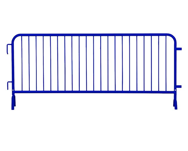 8.5 ft Blue Interlocking Steel Barricade
