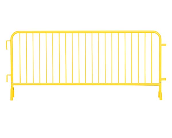 8.5 ft Yellow Interlocking Steel Barricade