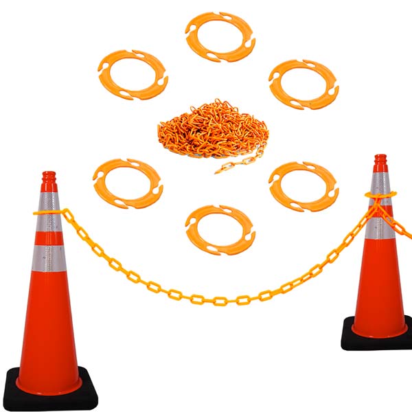 Orange Cone Chain Connector Kit