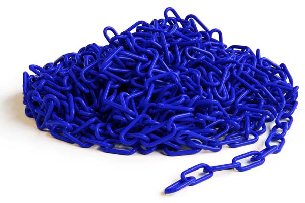 500 ft. Blue Plastic Chain