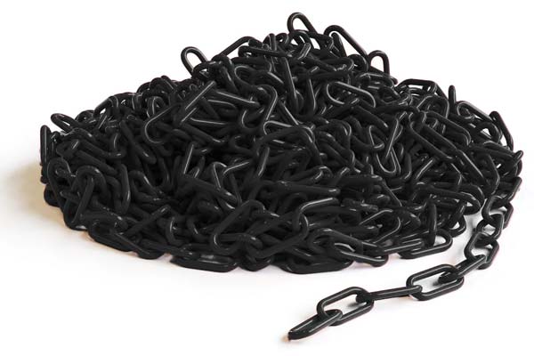 500 ft. Black Plastic Chain