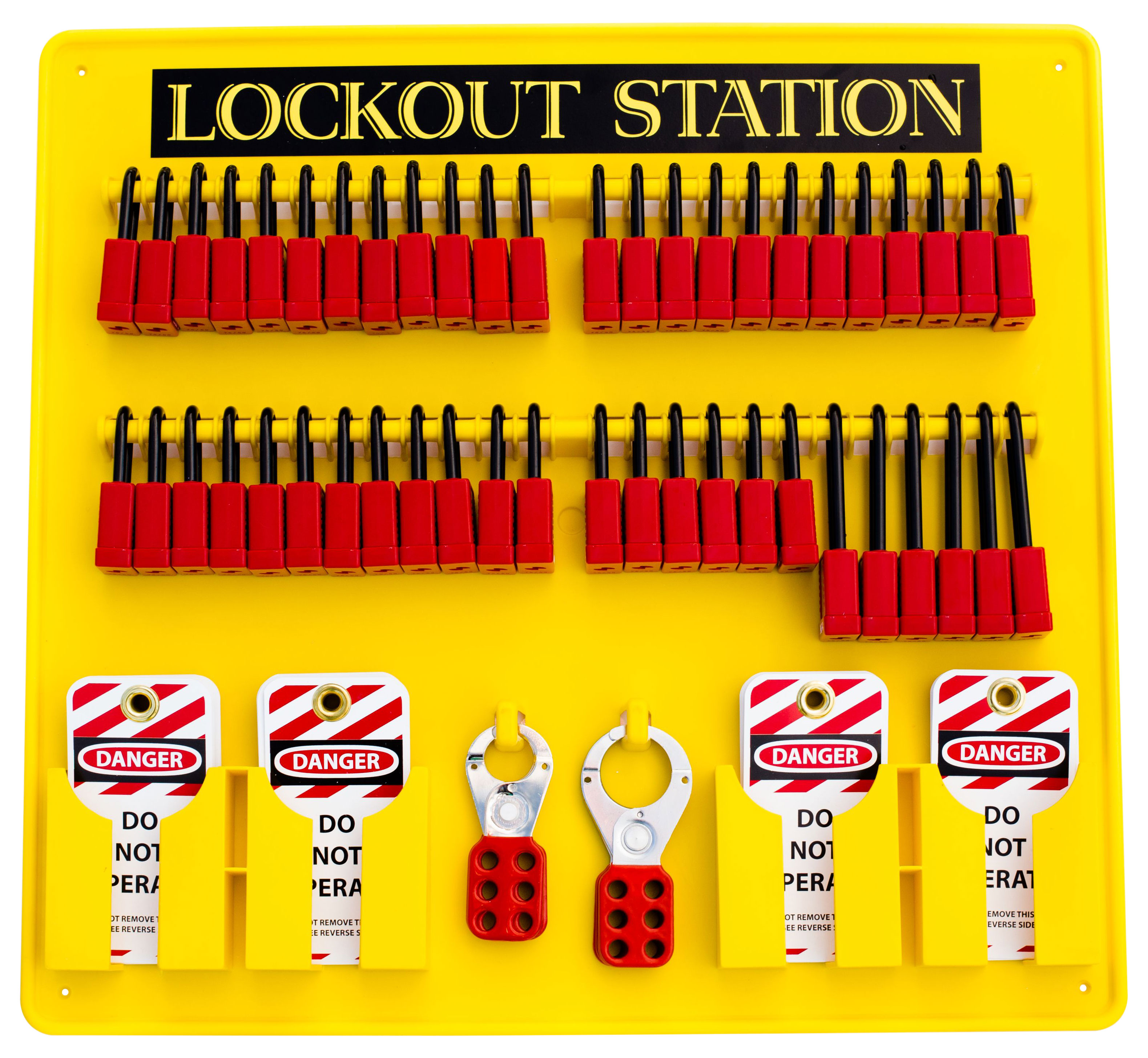 Lockout Station 48 Padlocks - Stocked