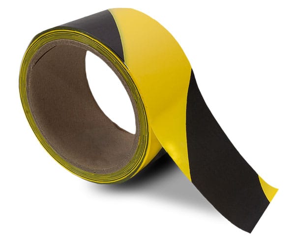 Yellow / Black Striped Floor Tape