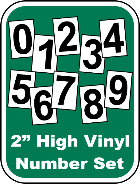 Stick-On Scoreboard Number Set