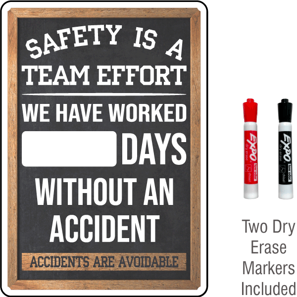 Safety Is A Team Effort Scoreboard