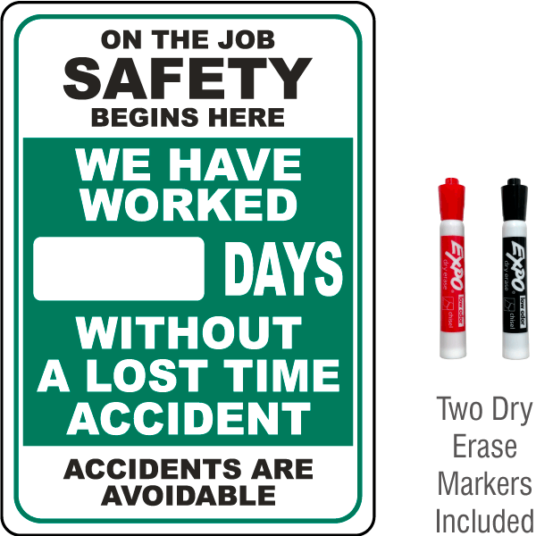 On The Job Safety Begins Here Scoreboard