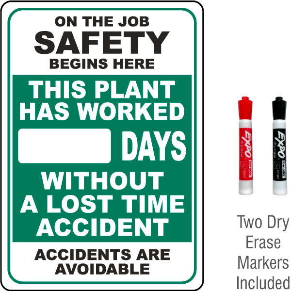 On The Job Safety Begins Here Scoreboard