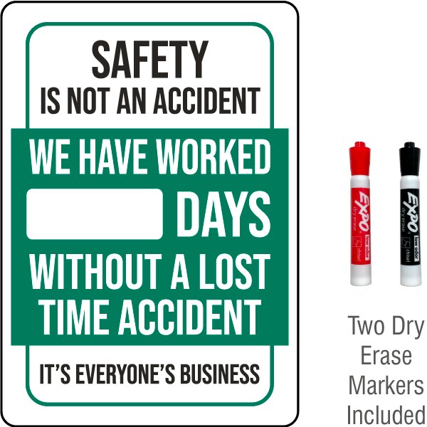 Safety Is Not An Accident Scoreboard