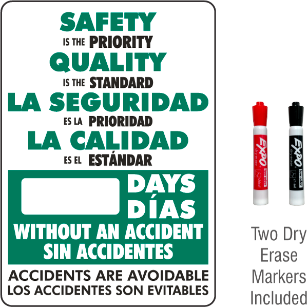 Bilingual Safety Is The Priority Scoreboard
