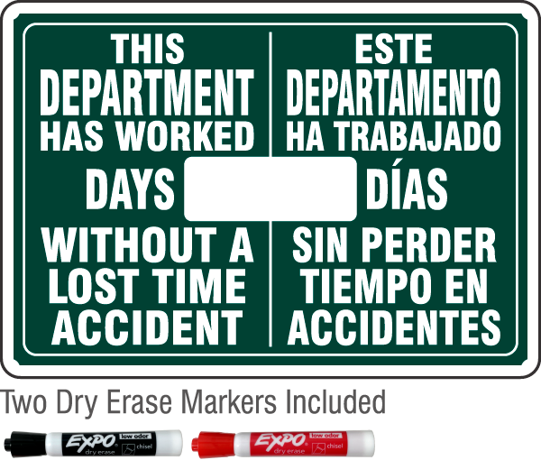 Bilingual This Department Has Worked Scoreboard