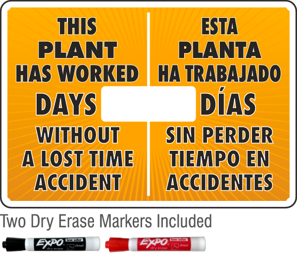 Bilingual This Plant Has Worked Scoreboard