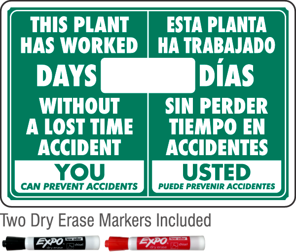 Bilingual This Plant Has Worked Scoreboard