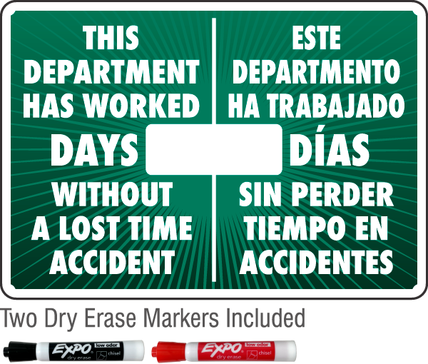 Bilingual This Department Has Worked Scoreboard