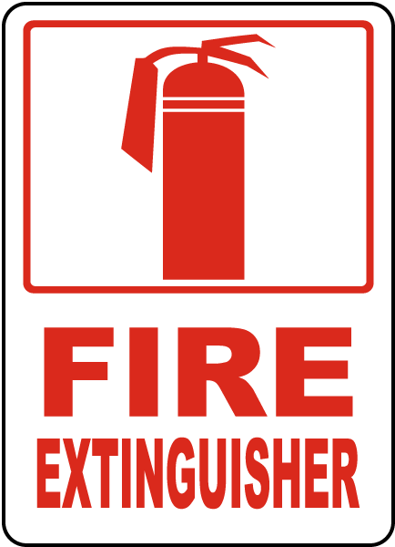 Fire Extinguisher Sign