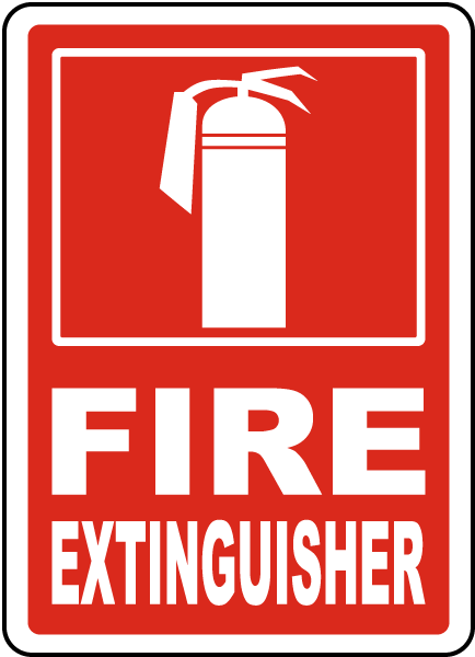 Fire Extinguisher Sign