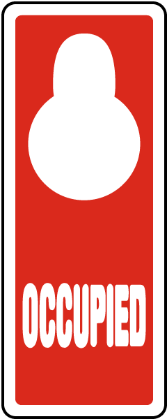 Occupied Door Hanger