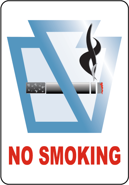 Pennsylvania No Smoking Sign
